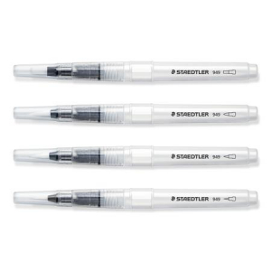 STAEDTLER Ecsetk&eacute;szlet, v&iacute;zzel t&ouml;lthető, , "949", 4 k&uuml;l&ouml;nb&ouml;ző m&eacute;ret (TS949SBK4C)