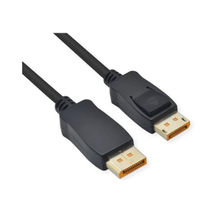Roline K&aacute;bel DisplayPort 2.1 DP - DP, 10k@60Hz, HDR, 54Gbit/s, UHBR13.5, M/M,  1m, fekete (11.04.6020-10)