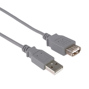 PremiumCord K&aacute;bel USB 2.0 hosszabb&iacute;t&oacute; A - A, M/F, 1m, sz&uuml;rke (KUPAA1)