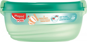 Maped Uzsonn&aacute;s doboz, kerek,  "Origins", z&ouml;ld (IMA872605)