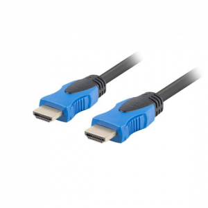 Lanberg HDMI (M/M) v2.0 kábel, 4,5 m, 4K réz, fekete (CA-HDMI-20CU-0045-BK)
