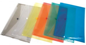 DONAU Irattart&oacute; tasak, DL, PP, patentos, , &aacute;ttetsző (D8548A)