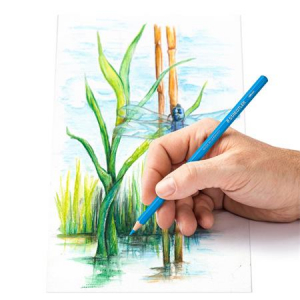 STAEDTLER Akvarell ceruza k&eacute;szlet, hatsz&ouml;gletű,  "146 10C", 24 k&uuml;l&ouml;nb&ouml;ző sz&iacute;n (TS14610CC24)