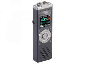 Trevi DR 437 SA2 Mini Digitális Hangrögzítő, diktafon, 8GB memóriával, akár 580 órányi felvétellel, beépített akkumulátorral