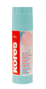 Kores Ragaszt&oacute;stift, pasztell sz&iacute;nű tokban, 2x40 g, , vegyes sz&iacute;nek (IK12829)