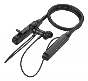 Hoco ES74 bluetooth f&uuml;lhallgat&oacute; SZTEREO (v5.4, nyakba akaszthat&oacute;, mikrofon, SPORT) FEKETE (ES74_BL)