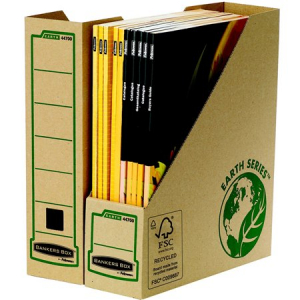 Fellowes Iratpapucs, karton, 80 mm, "BANKERS BOX EARTH SERIES by " (IFW44700)