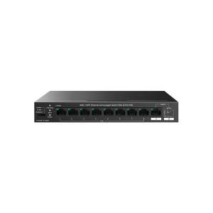 Tenda Switch PoE -  (9x1Gbps; 1xSFP; 8x af/at PoE; 92W) (TEG1110PF-8-120W)