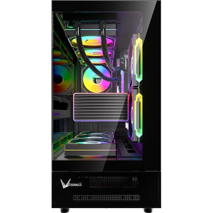 Formula Sz&aacute;m&iacute;t&oacute;g&eacute;ph&aacute;z -  (fekete, ablakos, ATX, 1xUSB3.0, 1xUSB2.0, 1xType-C) (CRYSTAL Z8 BLACK)