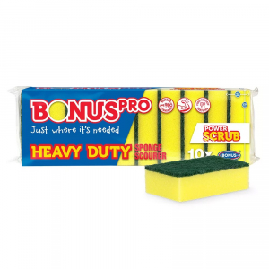 Bonus Mosogatószivacs 10 db/csomag PRO Heavy Duty (B520)