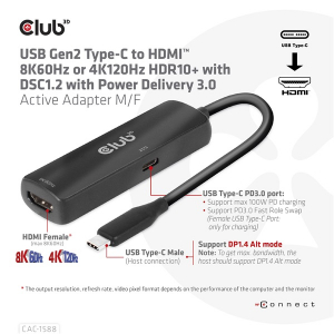 Club 3D USB-C - HDMI adapter (CAC-1588)