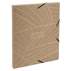 Exacompta Gumis mappa, karton, A4, 25 mm,  "Eterneco", vegyes minta (EX59247E)