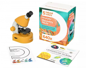 Levenhuk Discovery Micro mikroszkóp és könyv (L-79211)