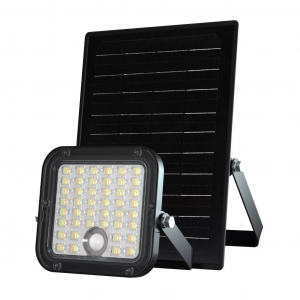 Home FLP1500SOLAR szolár paneles LED reflektor, PIR mozgásérzékelő, 1500 lumen, 88 db SMD LED IP65