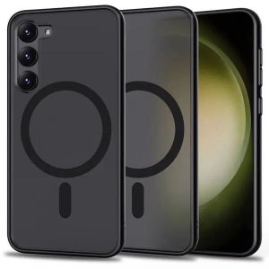 Tech-Protect Magmat Samsung Galaxy S23 MagSafe tok &aacute;tl&aacute;tsz&oacute;-matt fekete (9490713932476)