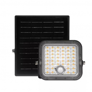 Home FLP1500SOLAR szolár paneles LED reflektor, PIR mozgásérzékelő, 1500 lumen, 88 db SMD LED IP65