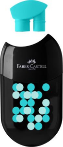 Faber-Castell Hegyező display, k&eacute;tlyuk&uacute;, 2 tart&aacute;lyos, , vegyes sz&iacute;nek (TFC183535)