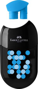 Faber-Castell Hegyező display, k&eacute;tlyuk&uacute;, 2 tart&aacute;lyos, , vegyes sz&iacute;nek (TFC183535)
