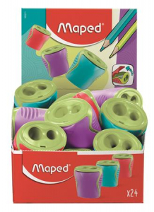 Maped Hegyező display, k&eacute;tlyuk&uacute;, tart&aacute;lyos,  "Boogy", vegyes sz&iacute;nek (IMA062211)