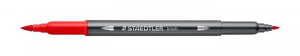 STAEDTLER Ecsetirón készlet, 0,5-0,8/1,0-6,0 mm, kétvégű,  "3001", 36 szín (TS3001TB36)