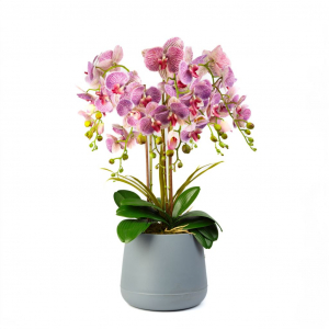 Műnövény dekoráció orchidea lila 83 cm (11899A)