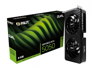 Palit NVIDIA RTX 5050 Dual 8GB GDDR6 videokártya (NE65050019P1-GB2070D)