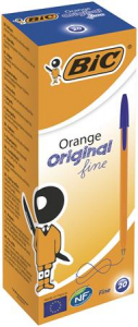 BIC Goly&oacute;stoll, 0,3 mm, kupakos,  "Orange Original Fine", k&eacute;k (BC8099221)