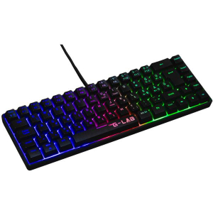 The G-Lab Gamer Billentyűzet - KEYZ HYDROGEN HU (RGB LED, TKL, USB, fekete, magyar) (KEYZ-HYDROGEN/HU)