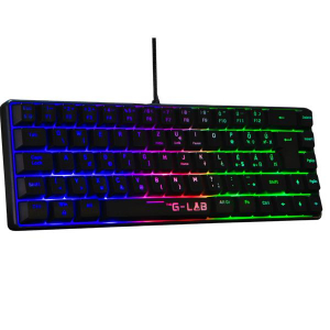 The G-Lab Gamer Billentyűzet - KEYZ HYDROGEN HU (RGB LED, TKL, USB, fekete, magyar) (KEYZ-HYDROGEN/HU)