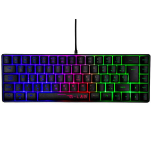 The G-Lab Gamer Billentyűzet - KEYZ HYDROGEN HU (RGB LED, TKL, USB, fekete, magyar) (KEYZ-HYDROGEN/HU)