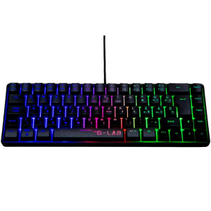 The G-Lab Gamer Billentyűzet - KEYZ HYDROGEN HU (RGB LED, TKL, USB, fekete, magyar) (KEYZ-HYDROGEN/HU)