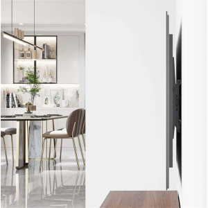 Manhattan TV &aacute;llv&aacute;ny - Fali d&ouml;nthető ultrav&eacute;kony TV &aacute;llv&aacute;ny Fekete (max.VESA:800x400)(43"-100"-ig) 70kg teherb&iacute;r&aacute;s (462020)
