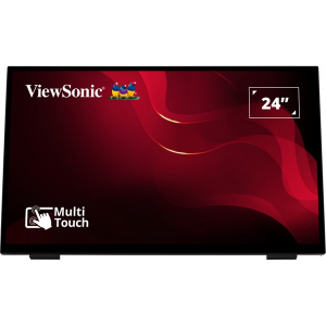 Viewsonic Portable Monitor 24" -  (VA, 1920x1080, 10 point Touch, 7ms, 250cd/m2, VGA, DP, HDMI, USB, SPK) (TD2465)