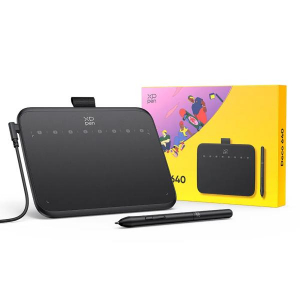 XP-PEN Grafikus t&aacute;bla - Deco 640 (16x9", 5080 LPI, PS 16k, 220 RPS, 8 gomb, USB-C) (IT640)