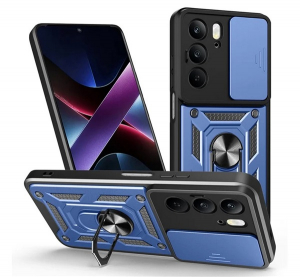 Defender szilikon telefonv&eacute;dő (&uuml;t&eacute;s&aacute;ll&oacute;s&aacute;g, tart&oacute;gyűrű, kamerav&eacute;dő) S&Ouml;T&Eacute;TK&Eacute;K Realme C75 4G "Gigapack csomagol&aacute;s" (GP-171890)