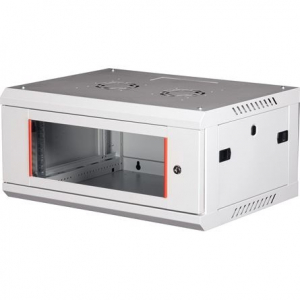 Lande PROlineB 600x450 lapraszerelt 4U 19" fali rack szekr&eacute;ny sz&uuml;rke (LN-WB-04U6045-LG-F)