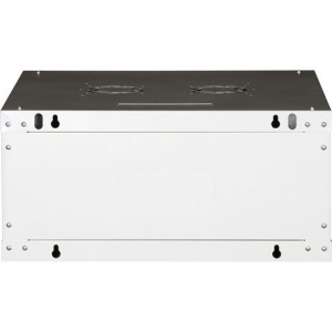 Lande PROlineB 600x600 lapraszerelt 4U 19" fali rack szekr&eacute;ny sz&uuml;rke (LN-WB-04U6060-LG-F)