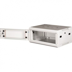 Lande PROlineB 600x450 lapraszerelt 4U 19" fali rack szekr&eacute;ny sz&uuml;rke (LN-WB-04U6045-LG-F)