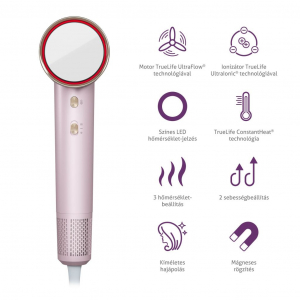 TrueLife HairDryer D6 hajsz&aacute;r&iacute;t&oacute; r&oacute;zsasz&iacute;n (TLHDMHDD6NNPA)