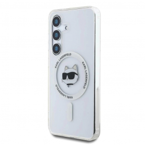 Karl Lagerfeld IML Choupette Head MagSafe tok Samsung Galaxy S25 készülékhez átlátszó