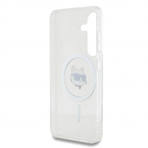 Karl Lagerfeld IML Choupette Head MagSafe tok Samsung Galaxy S25 készülékhez átlátszó