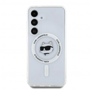 Karl Lagerfeld IML Choupette Head MagSafe tok Samsung Galaxy S25 készülékhez átlátszó