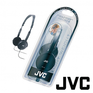 JVC HA-L50-B fejhallgató fekete (összecsukható kivitel,30mm neodymium meghajtó)