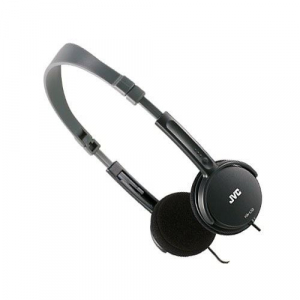 JVC HA-L50-B fejhallgató fekete (összecsukható kivitel,30mm neodymium meghajtó)