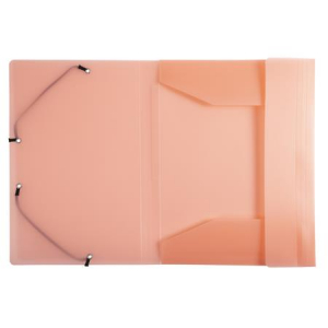 Exacompta Gumis mappa, PP, A4,  "Chromaline Pastel", korall (EX55177E)