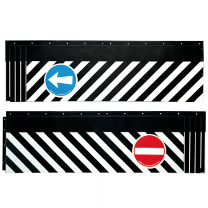 Lampa TGK Fekete PVC S&aacute;rv&eacute;dő Jelz&eacute;ssel - 240x37cm (0114400)
