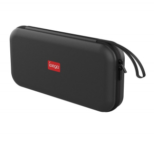 iPega tok (&uuml;t&eacute;s&aacute;ll&oacute;s&aacute;g, EVA anyag, belső zseb, 6 j&aacute;t&eacute;k k&aacute;rtya hely, k&eacute;zp&aacute;nt) FEKETE Nintendo Switch 2 (PG-SW2193P)