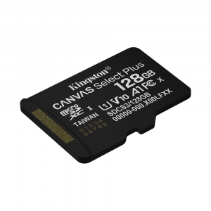 128GB MicroSDXC Kingston Canvas Select Plus Gen3 150R A1 mem&oacute;riak&aacute;rtya adaprer n&eacute;lk&uuml;l (SDCS3/128GBSP)