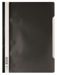 Durable Gyorsfűző, PP, A4,  "Economy", fekete (DB257301)