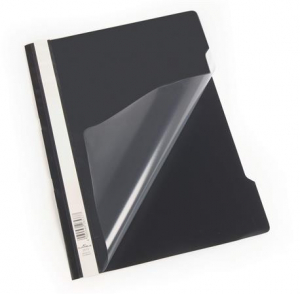 Durable Gyorsfűző, PP, A4,  "Economy", fekete (DB257301)